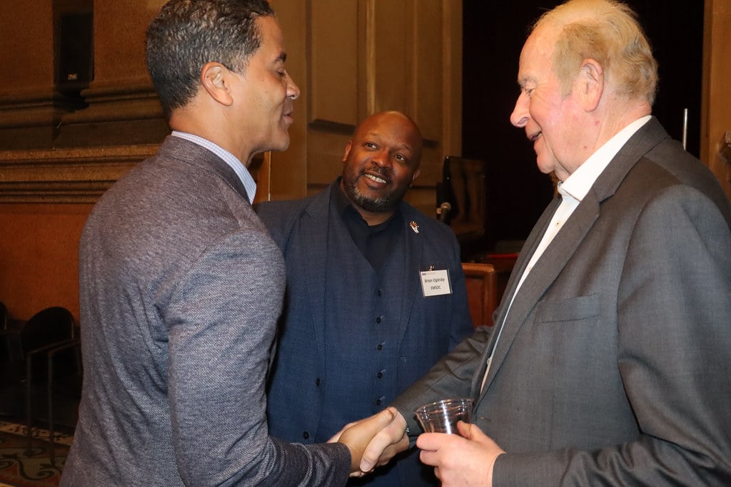 Men shaking hands
